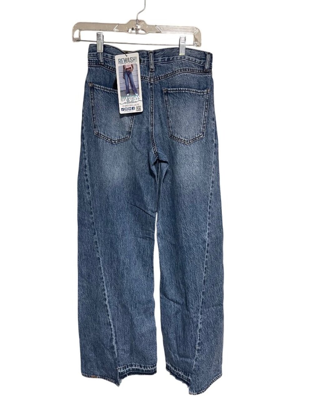 Rewash Denim Jeans Womens Size 1 JR/25 waist A-Line Classic Rise Effortless 1 JR - Picture 2 of 12